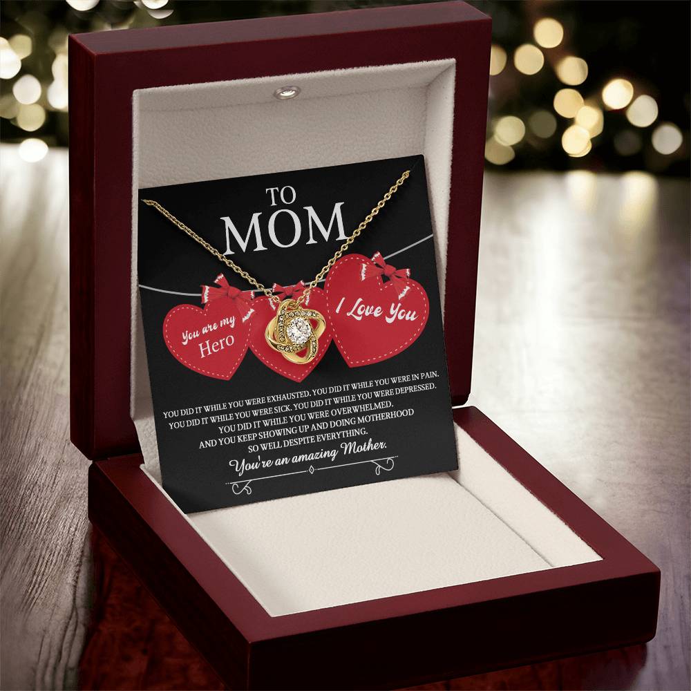To my Mom, You did it Necklace