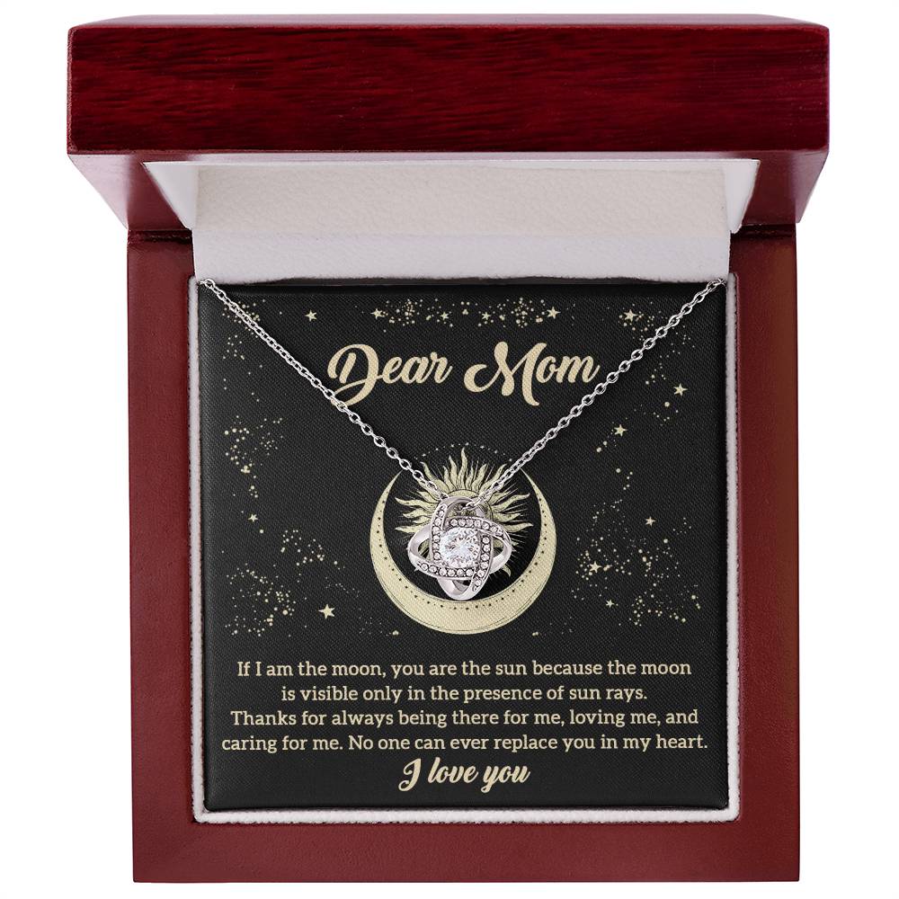 Dear Mom Moon Necklace