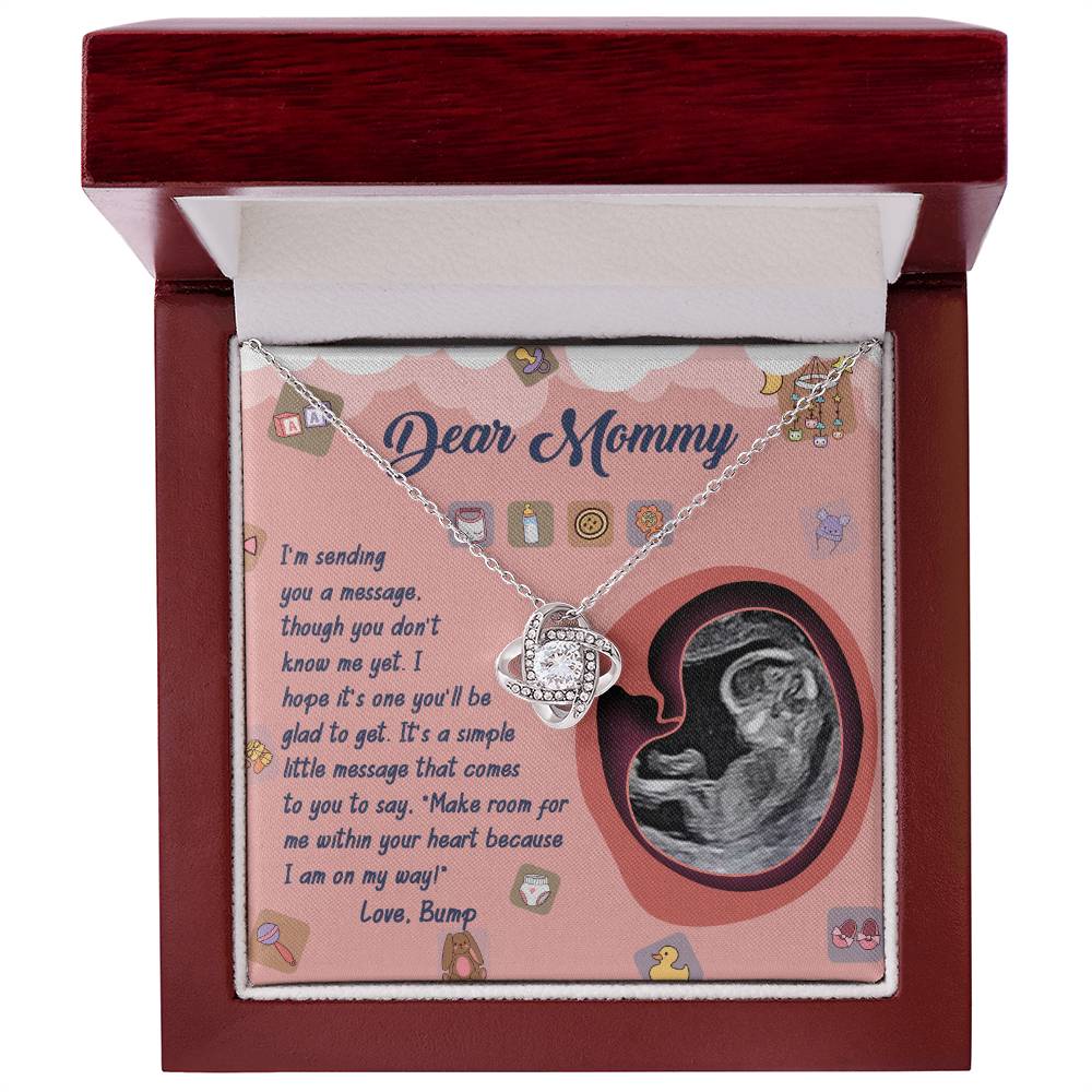 Dear Mommy I am on my way Necklace