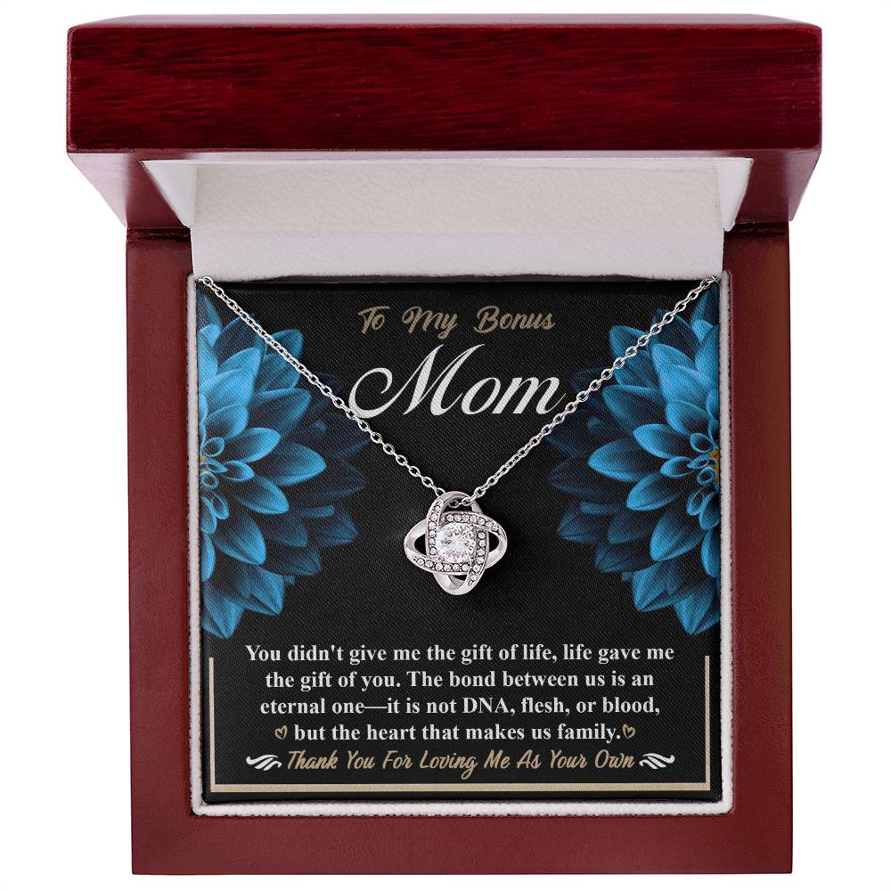 To My Bonus Mom Thank you Necklace