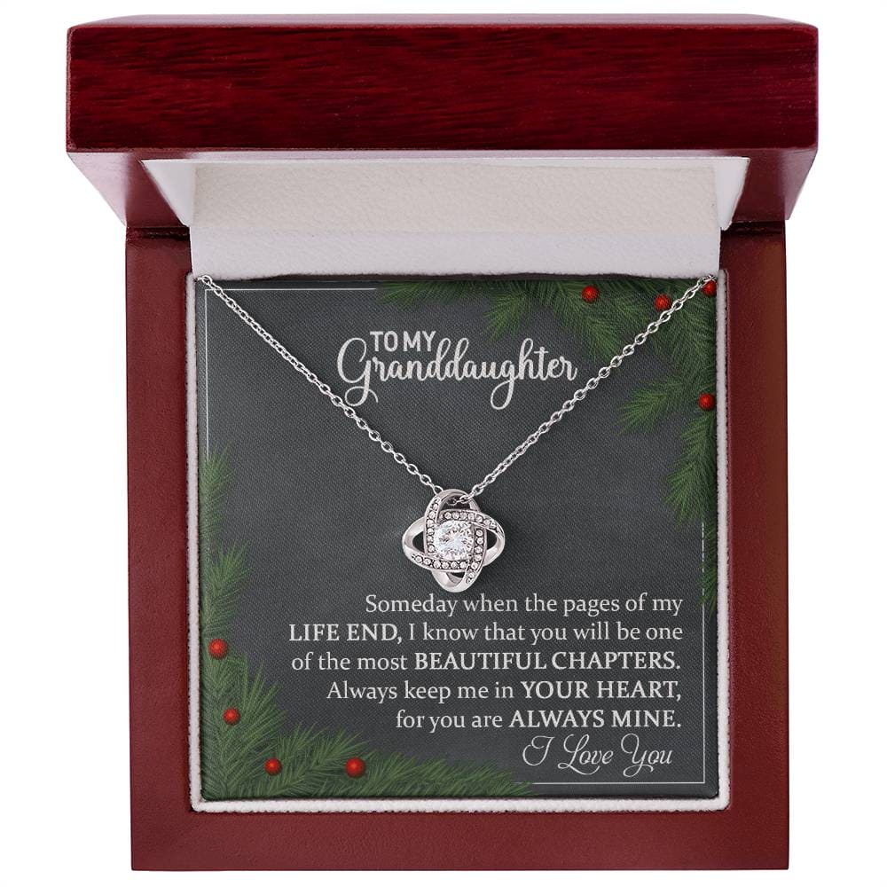 To My Granddaughter Always Mine Necklace