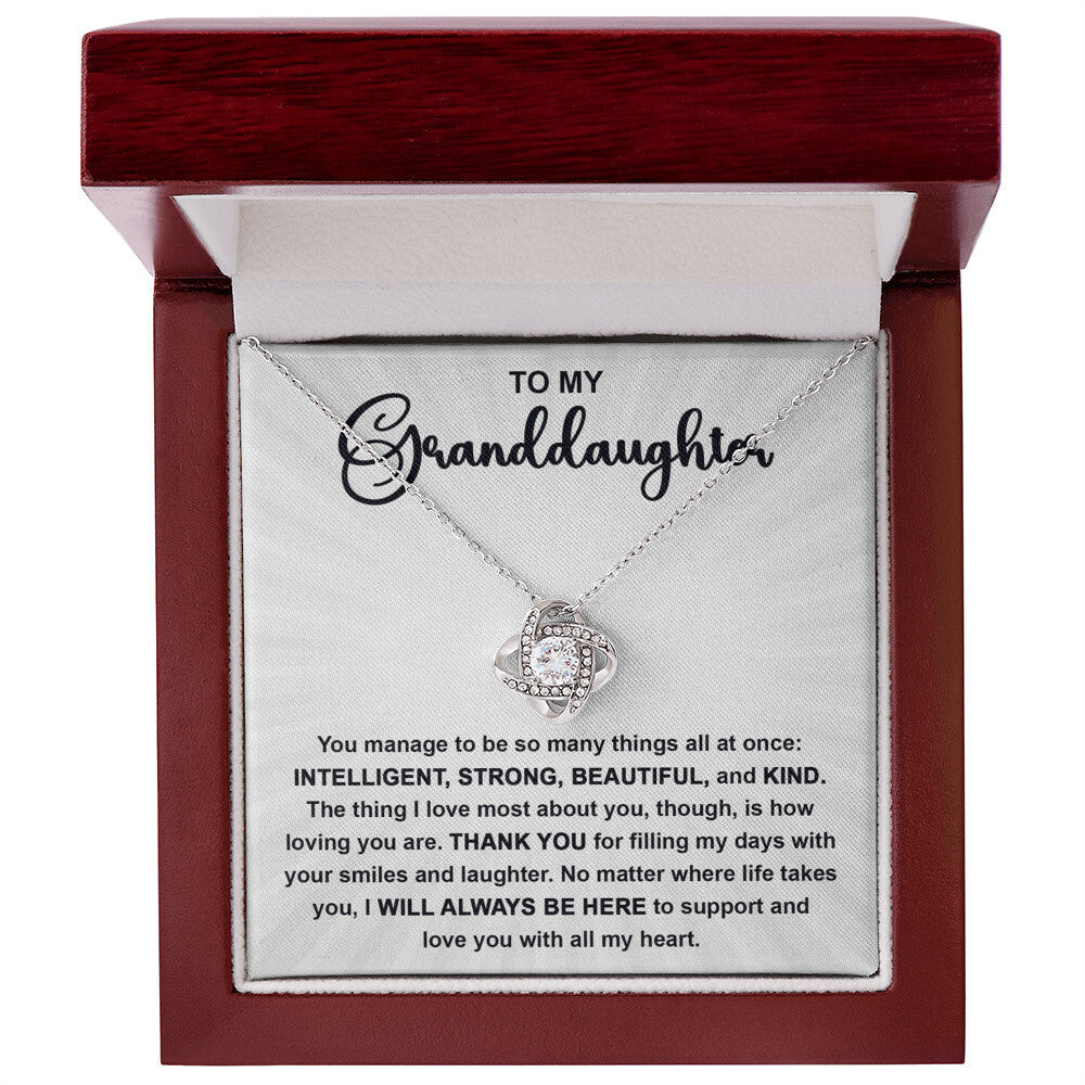 Granddaughter-The Thing Love Knot Necklace