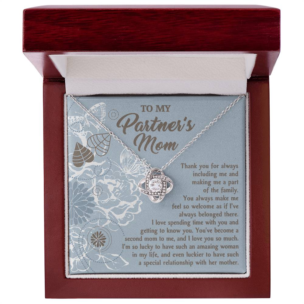 To My Partner's Mom Necklace