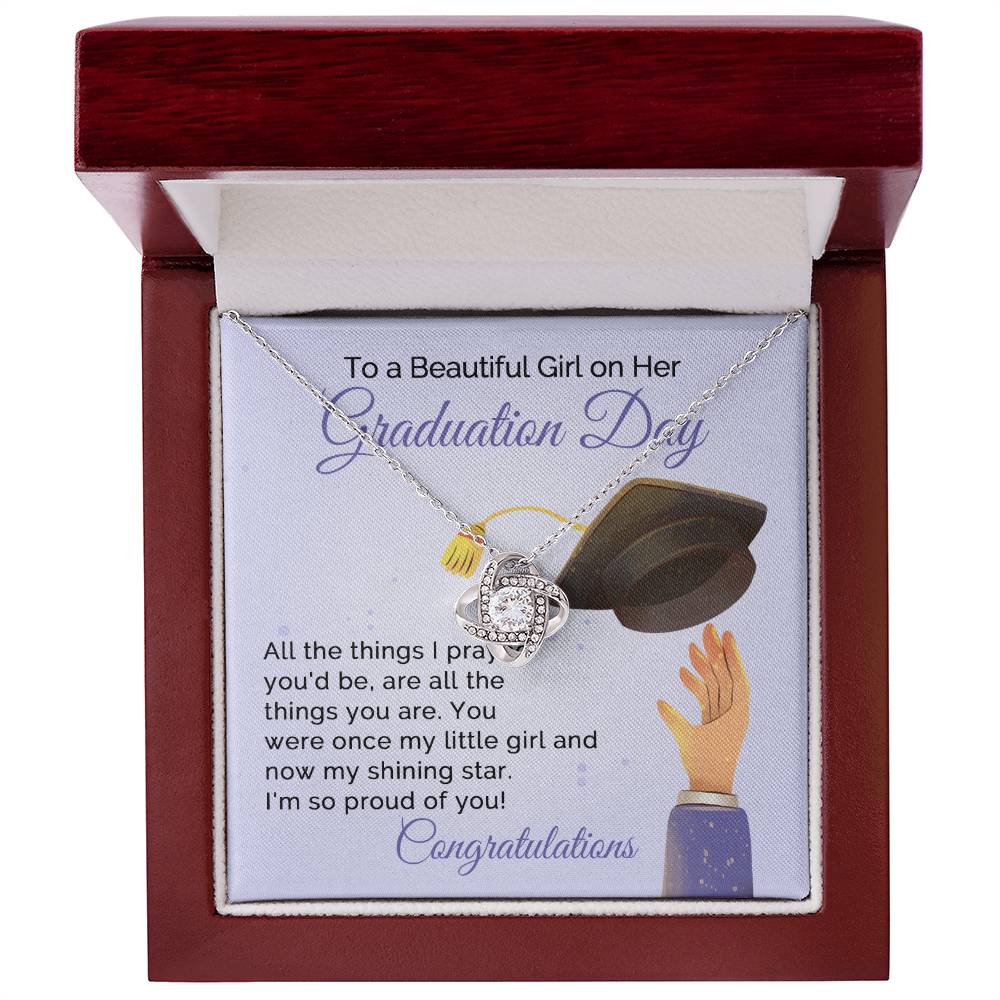 To a Beautiful Girl on her Graduation Day Necklace
