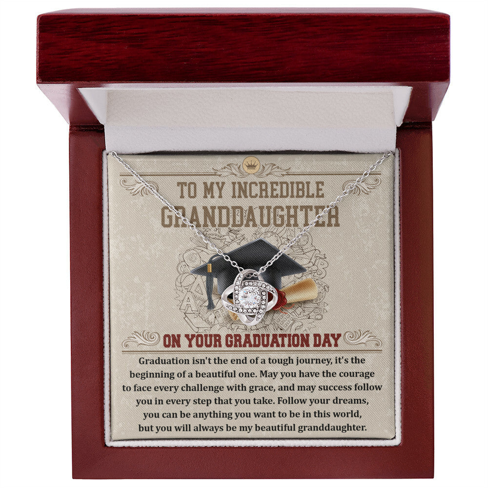 To my incredible Granddaughter Necklace