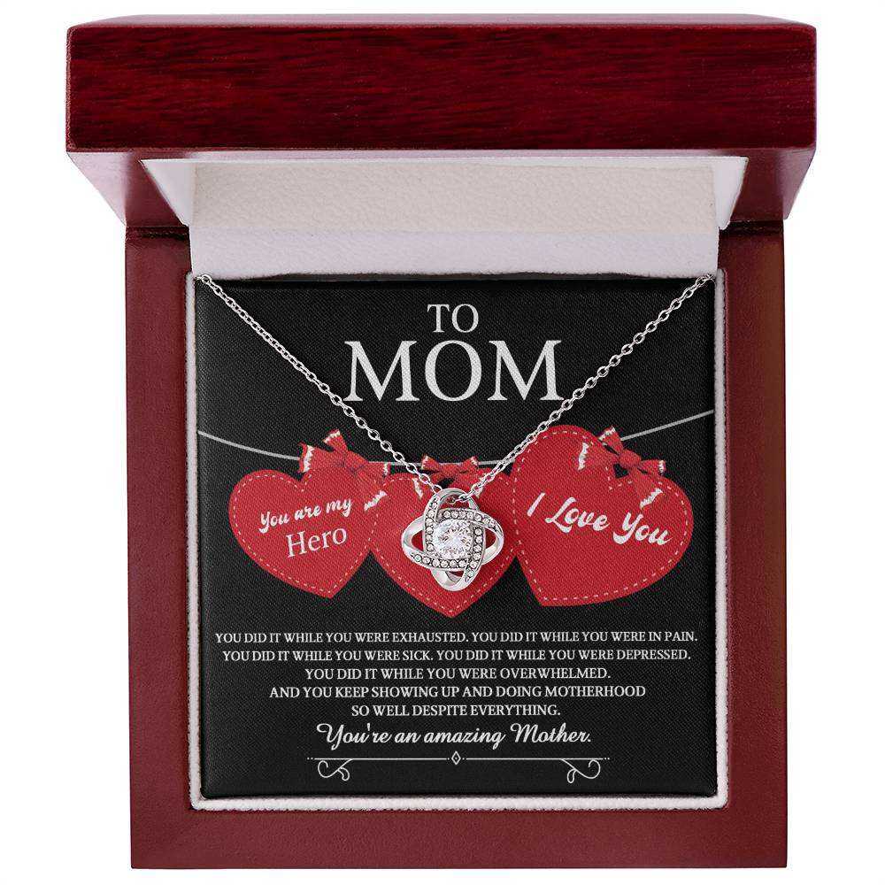 To my Mom, You did it Necklace