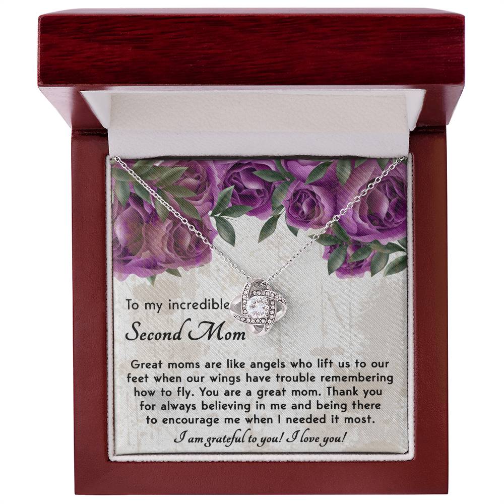 To My Incredible Second Mom Necklace