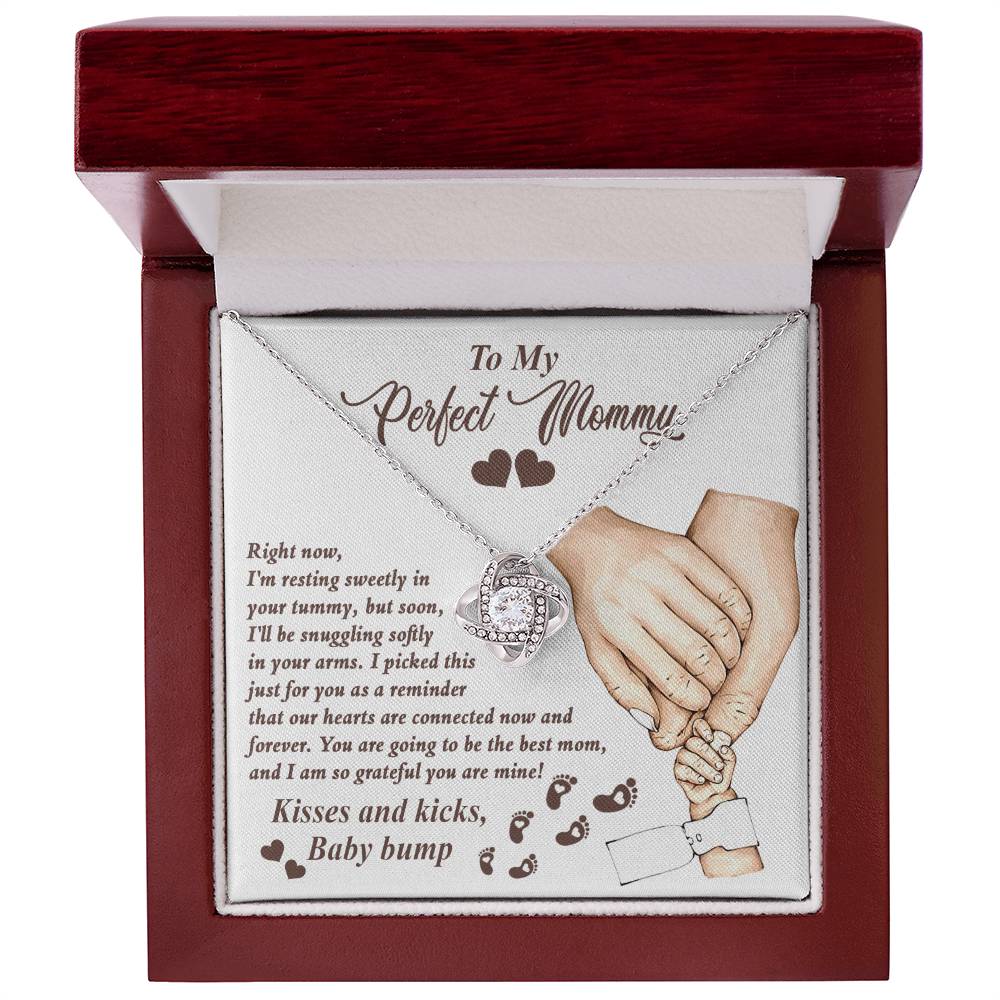 To My perfect Mommy To Be Necklace
