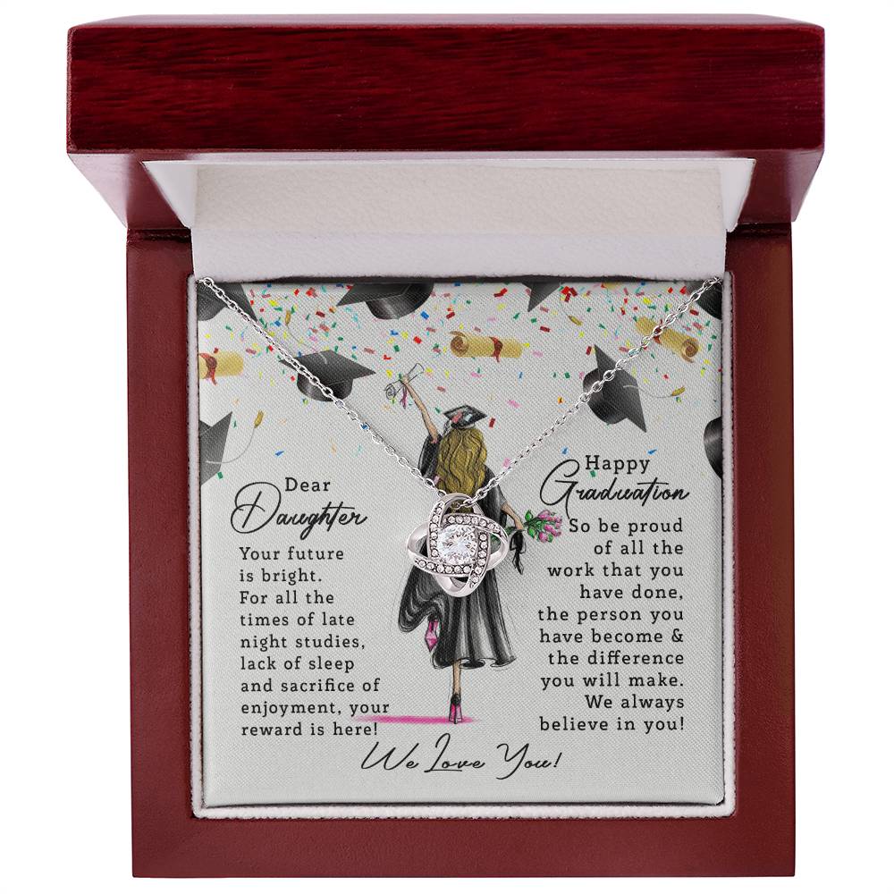 Dear Daughter Happy Graduation Necklace