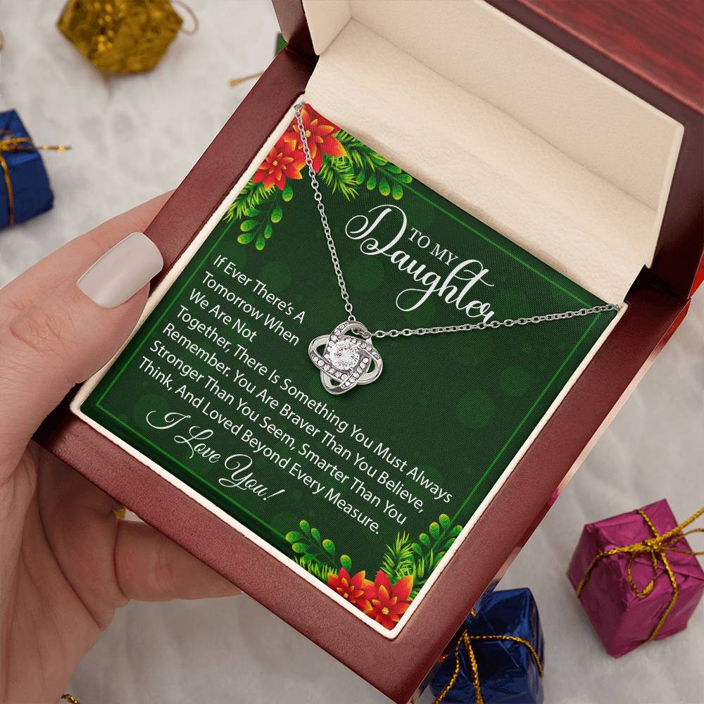 Merry Christmas Daughter Necklace