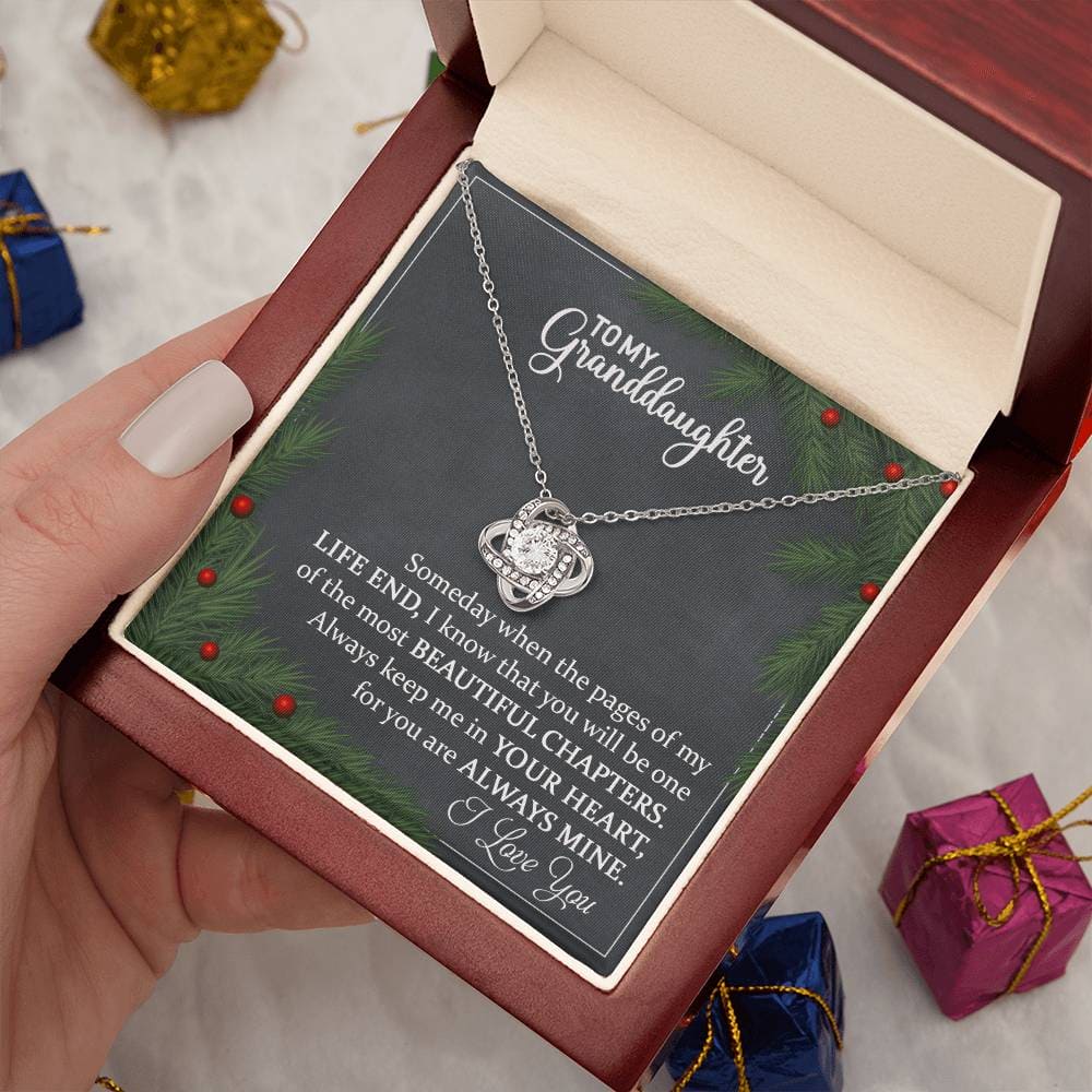 To My Granddaughter Always Mine Necklace