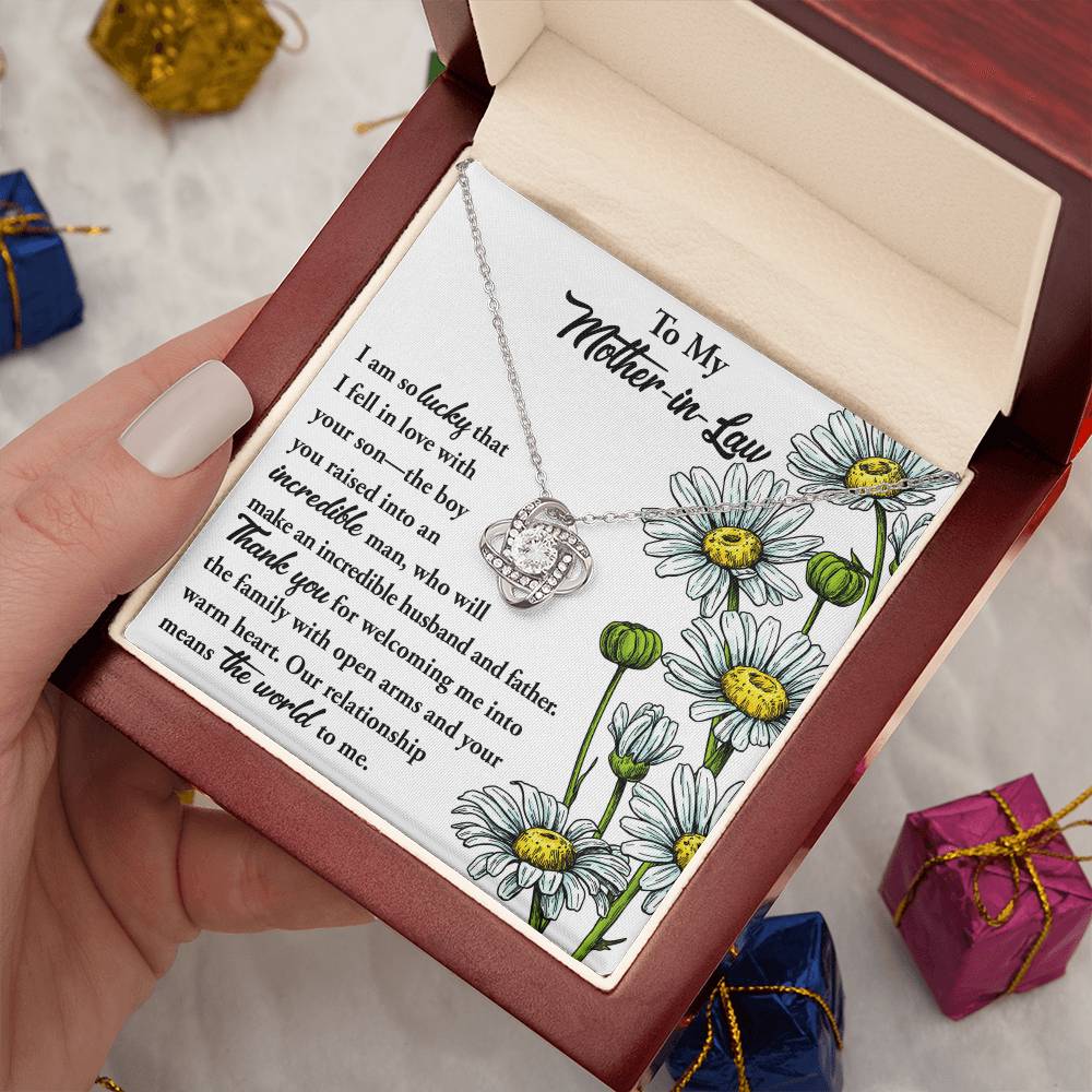 To my incredible Mother-In-Law Necklace