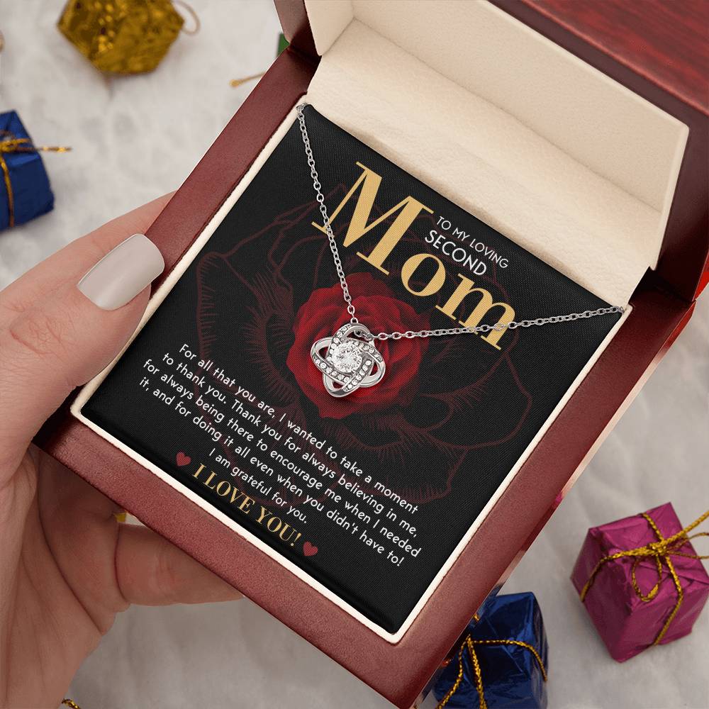 To My Loving Second Mom Necklace