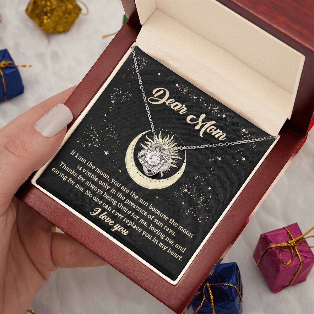 Dear Mom Moon Necklace