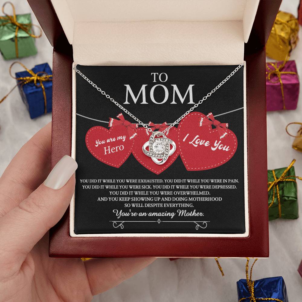 To my Mom, You did it Necklace