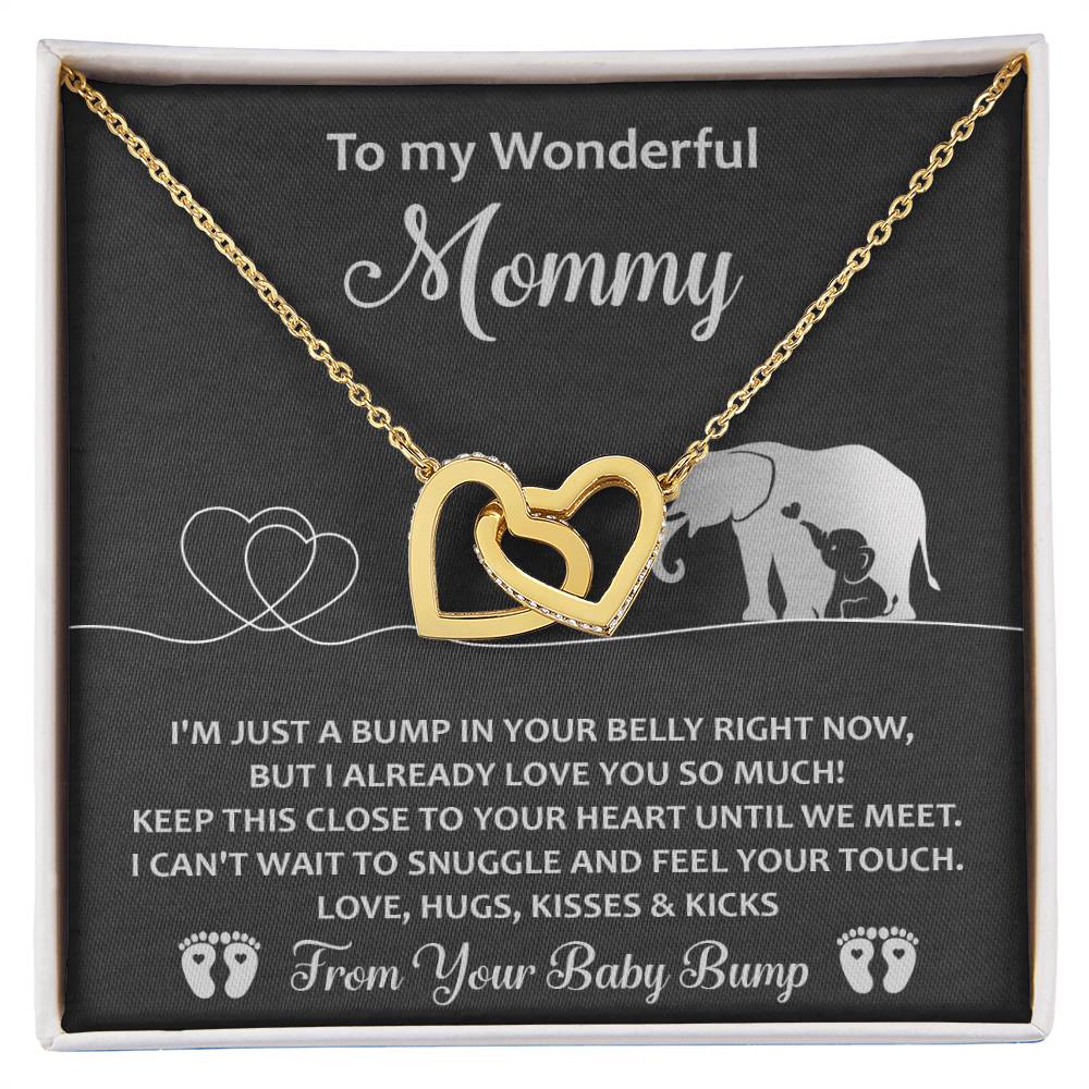 Mama To Be - Until We Meet Double Heart Necklace