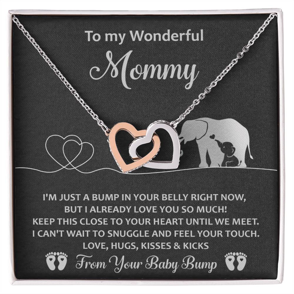 Mama To Be - Until We Meet Double Heart Necklace