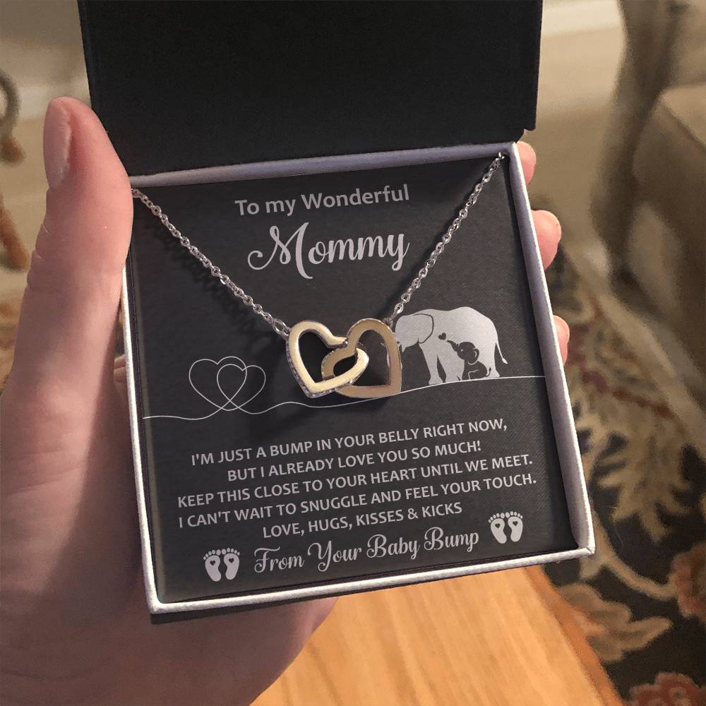 Mama To Be - Until We Meet Double Heart Necklace