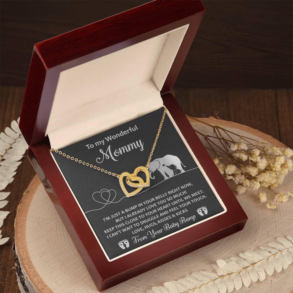 Mama To Be - Until We Meet Double Heart Necklace