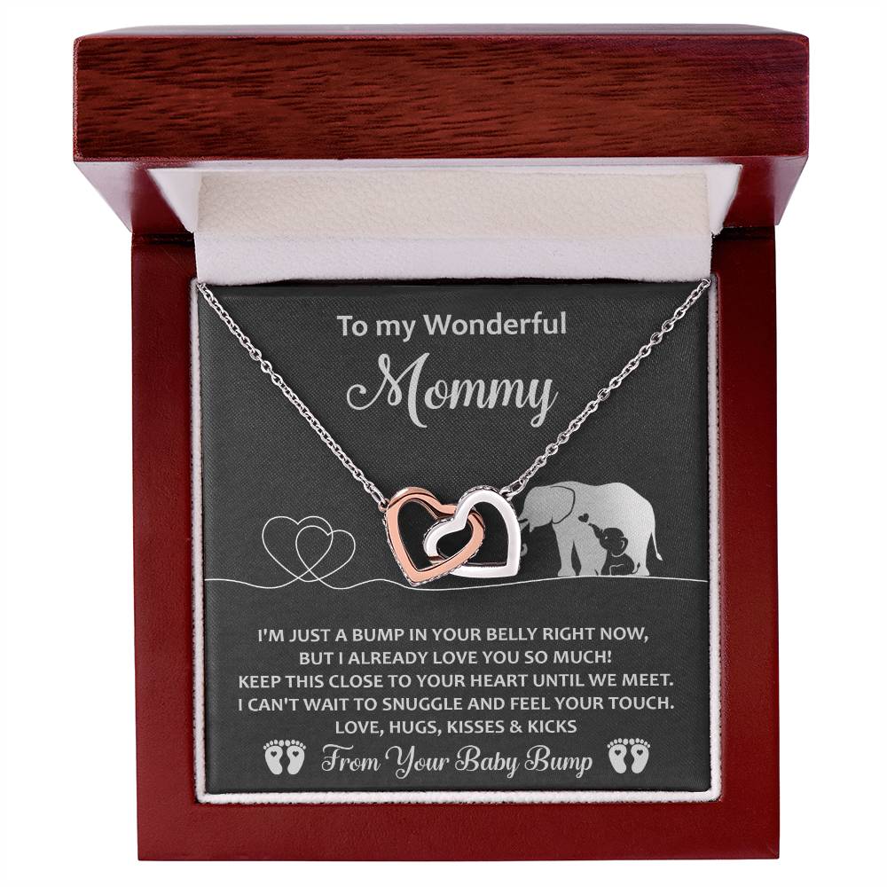 Mama To Be - Until We Meet Double Heart Necklace