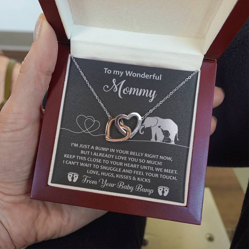 Mama To Be - Until We Meet Double Heart Necklace