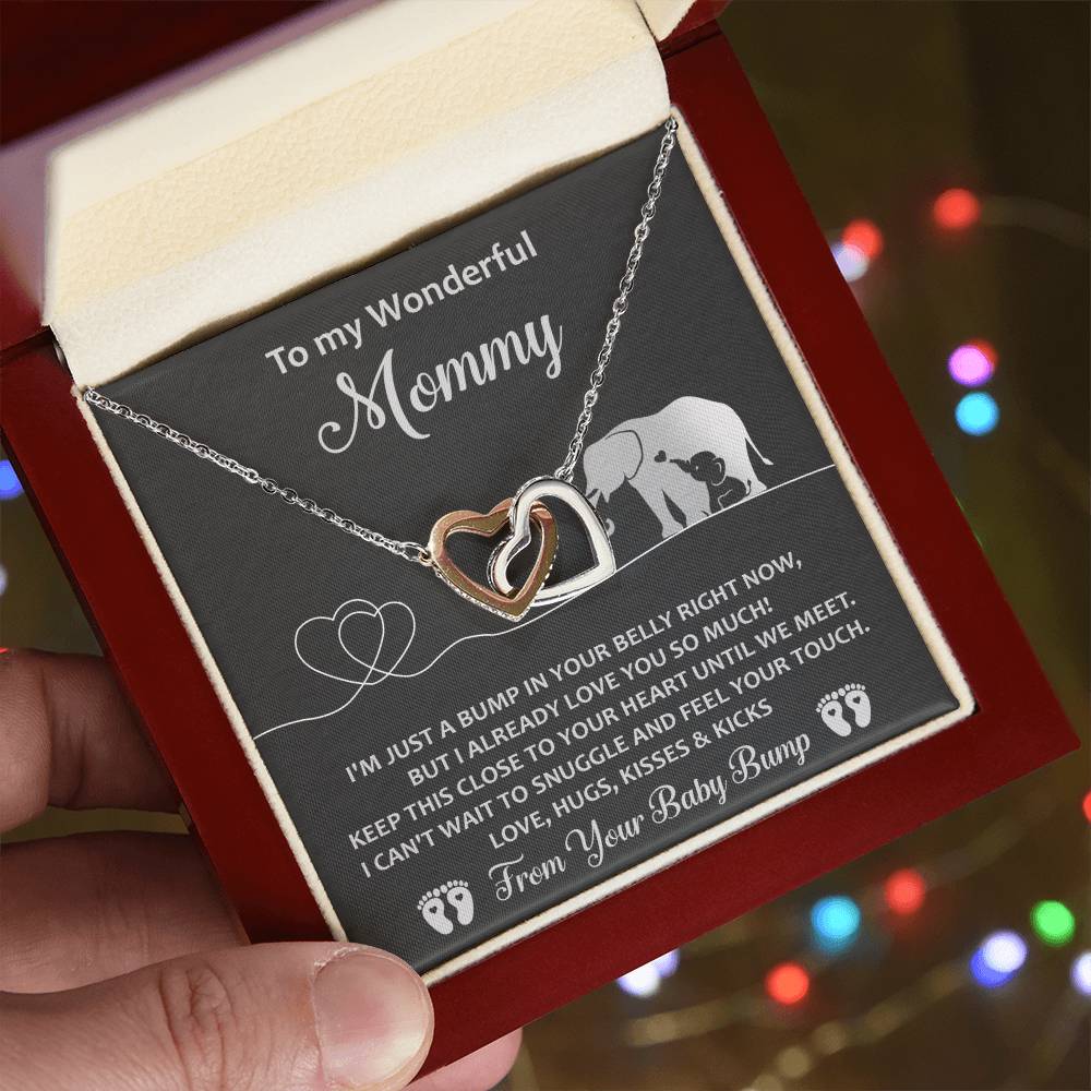 Mama To Be - Until We Meet Double Heart Necklace