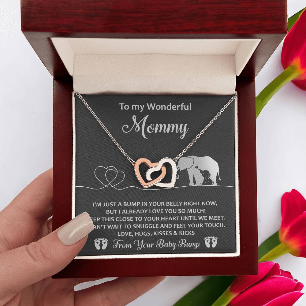 Mama To Be - Until We Meet Double Heart Necklace