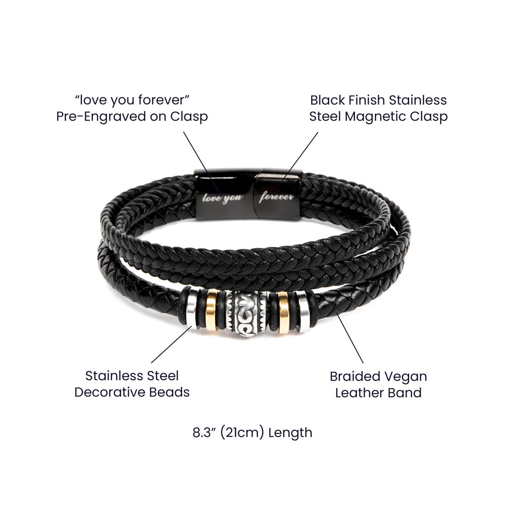 To My Dad, You are Amazing - Forever Love Bracelet