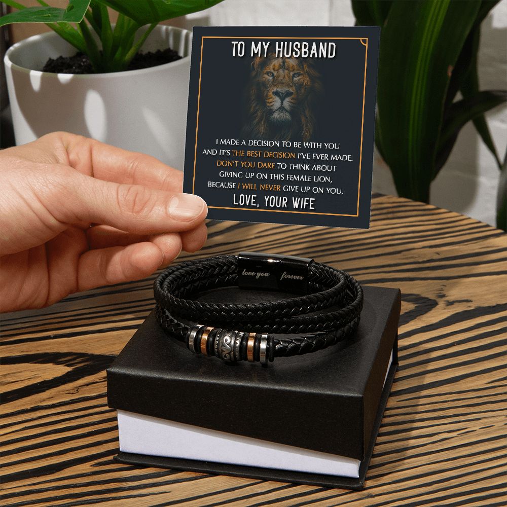 My Husband, My Best Decision - Forever Love Bracelet