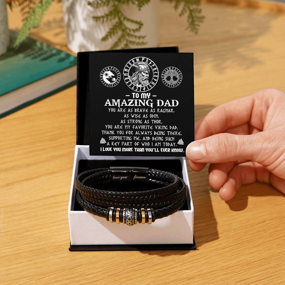 To My Amazing Dad Bracelet