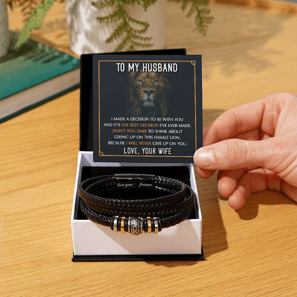 My Husband, My Best Decision - Forever Love Bracelet