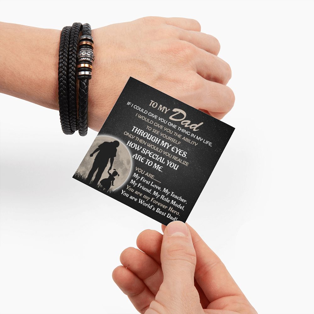 To My Forever Hero, your Daughter - Forever Love Bracelet
