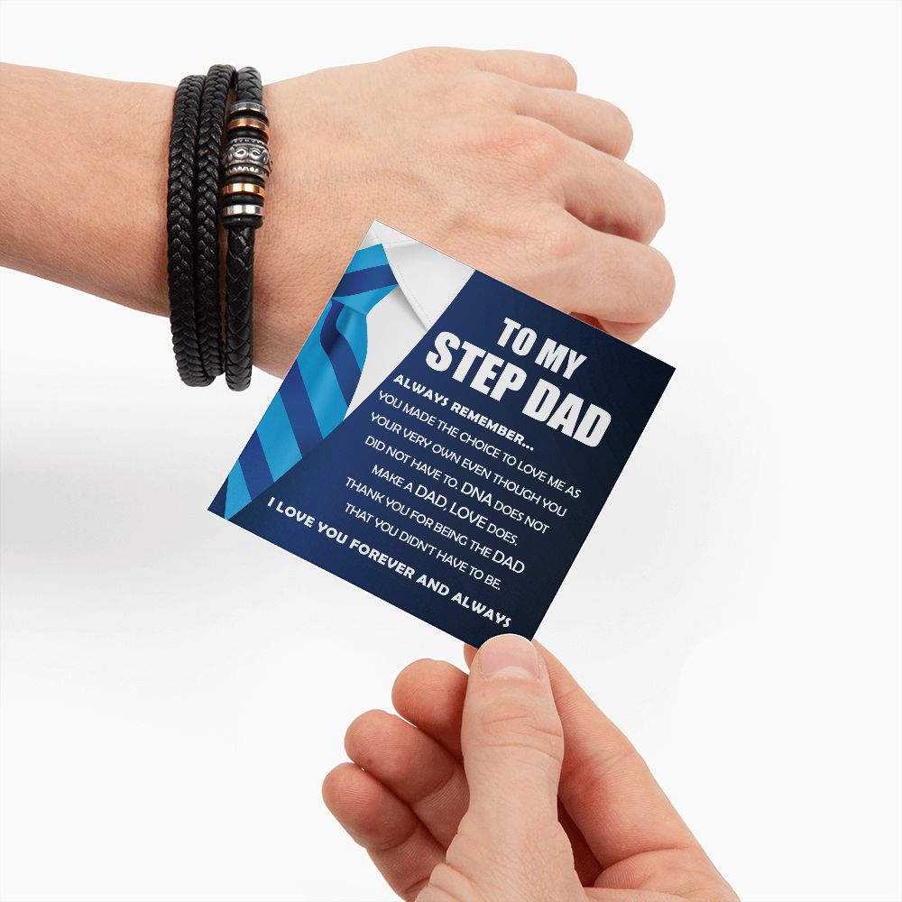 To My Step Dad, Always Remember - Forever Love Bracelet