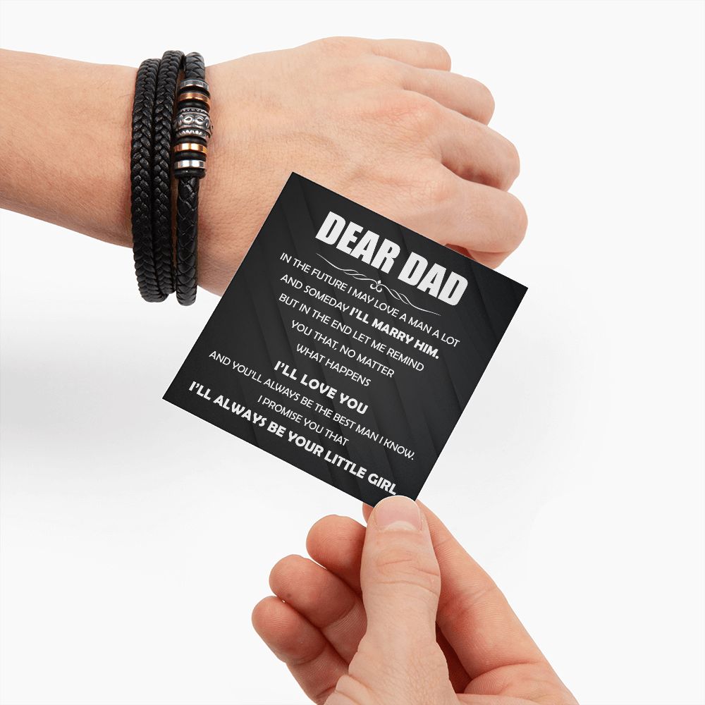 Dear Dad, You will Always be the Best - Forever Love Bracelet