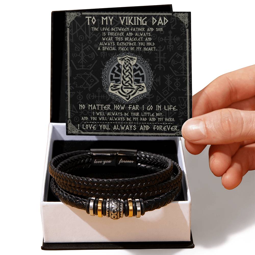 Dad-Father And Son-Bracelet Men's "Love You Forever" Bracelet
