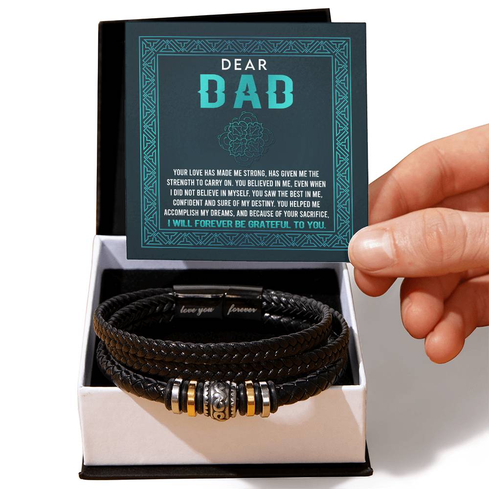 Forever Grateful Dad Bracelet