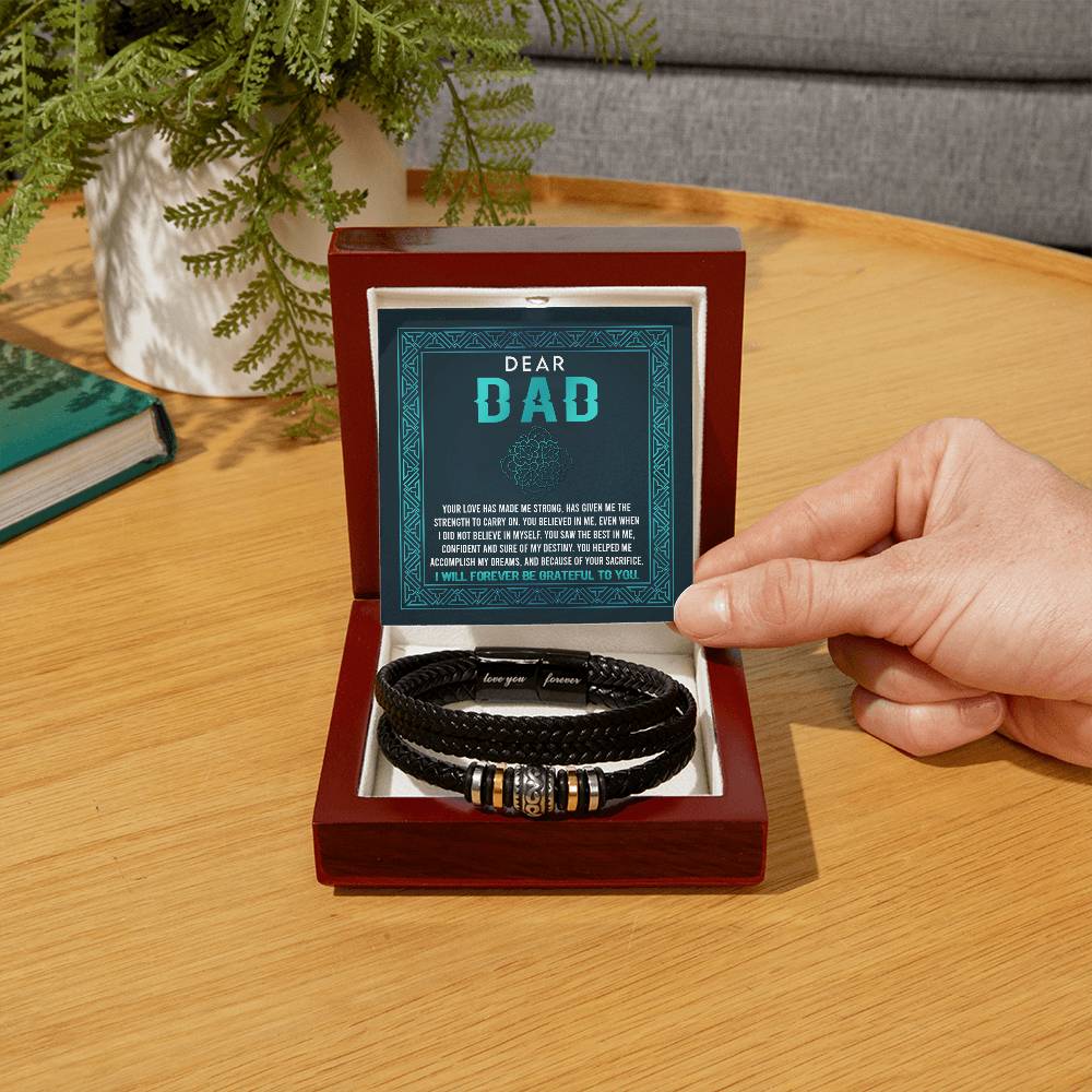 Forever Grateful Dad Bracelet