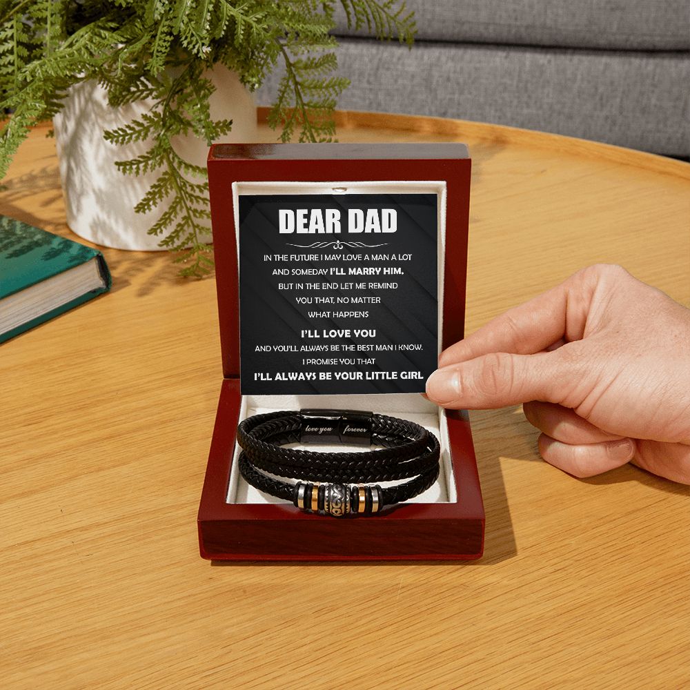 Dear Dad, You will Always be the Best - Forever Love Bracelet