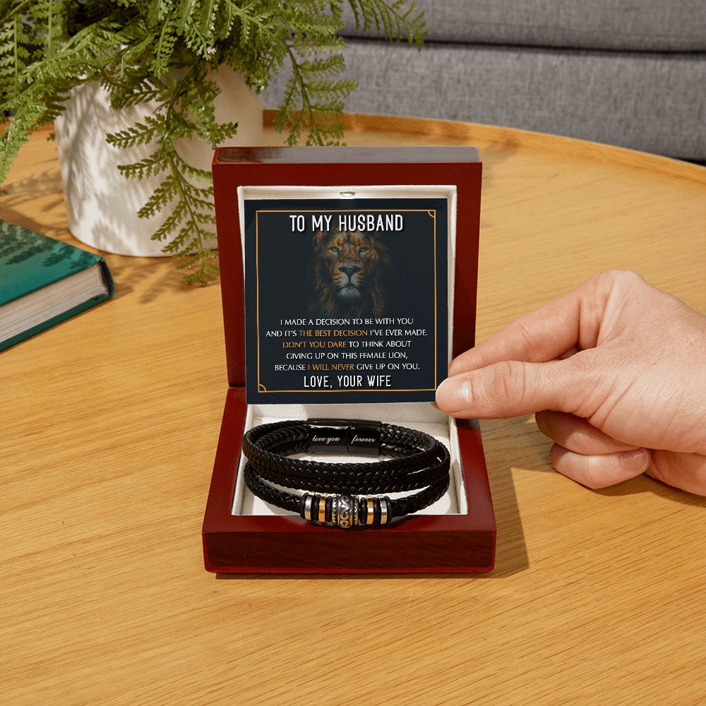 My Husband, My Best Decision - Forever Love Bracelet