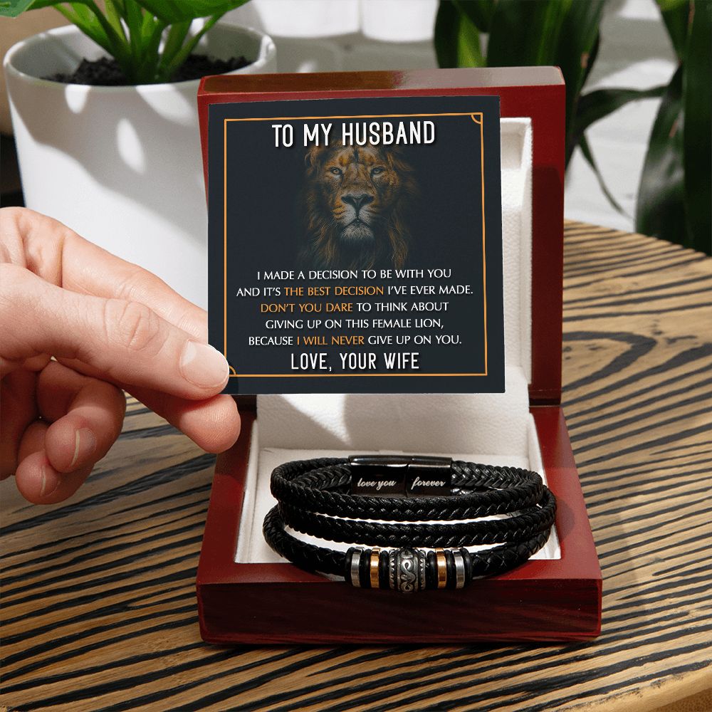 My Husband, My Best Decision - Forever Love Bracelet