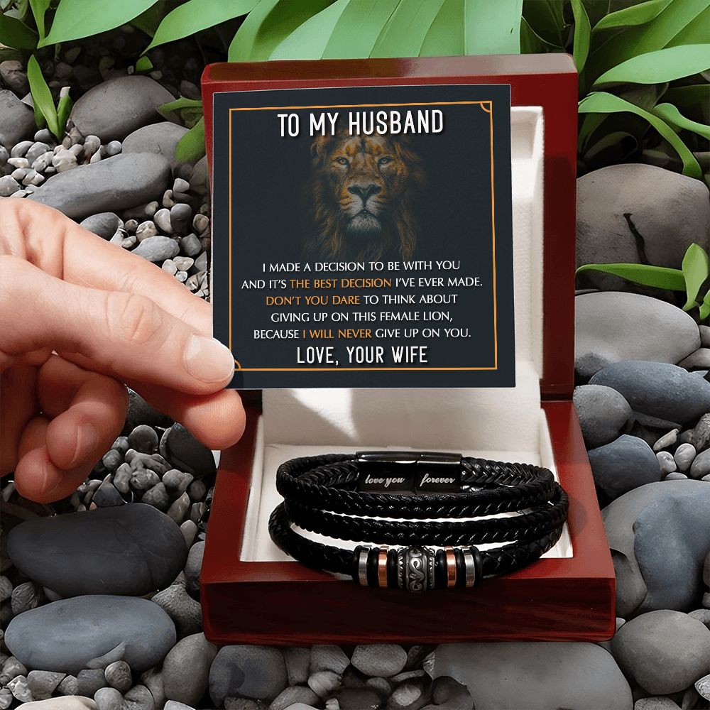 My Husband, My Best Decision - Forever Love Bracelet