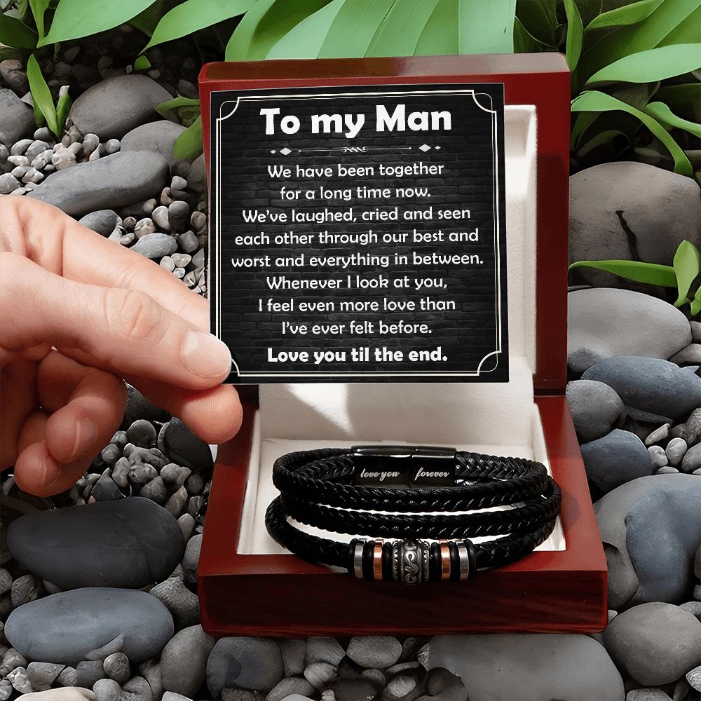 To My Man, Been Together - Forever Love Bracelet