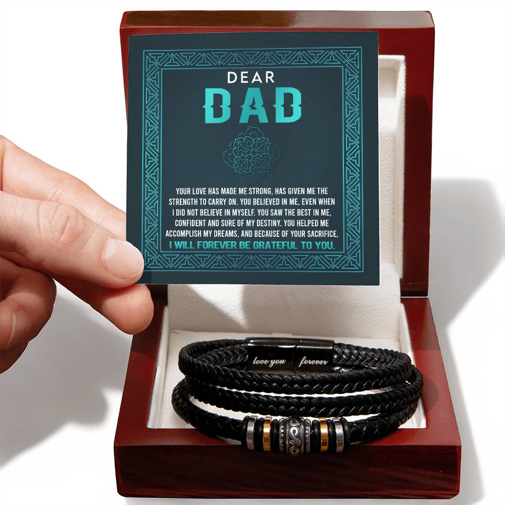 Forever Grateful Dad Bracelet