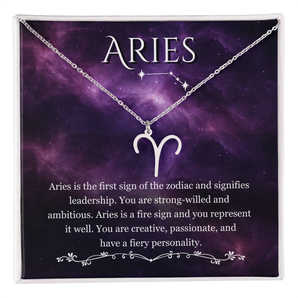Aries Zodiac Necklace