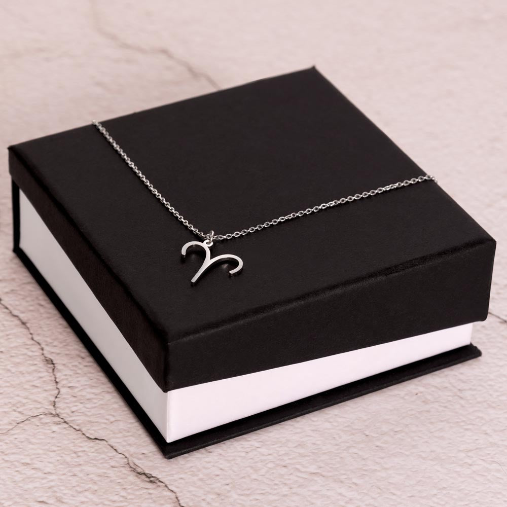 Aries Zodiac Necklace