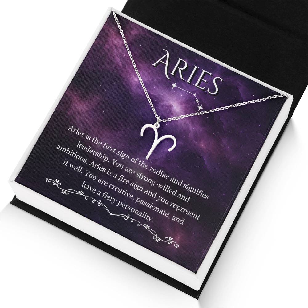 Aries Zodiac Necklace