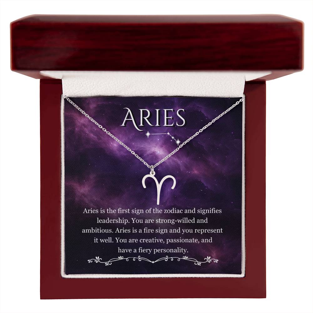 Aries Zodiac Necklace