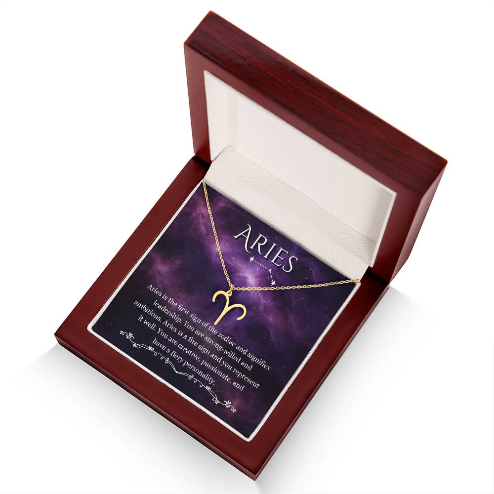 Aries Zodiac Necklace