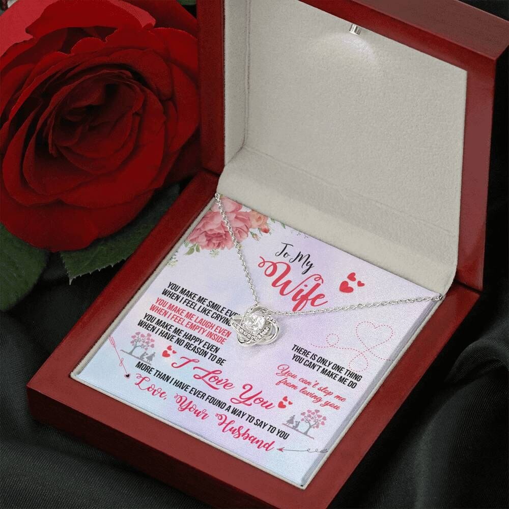 To my Loving wife | Love knot Necklace