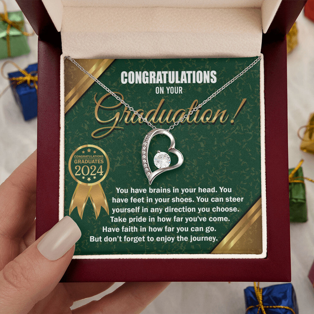 Congratulations on your Graduation Forever Love Necklace